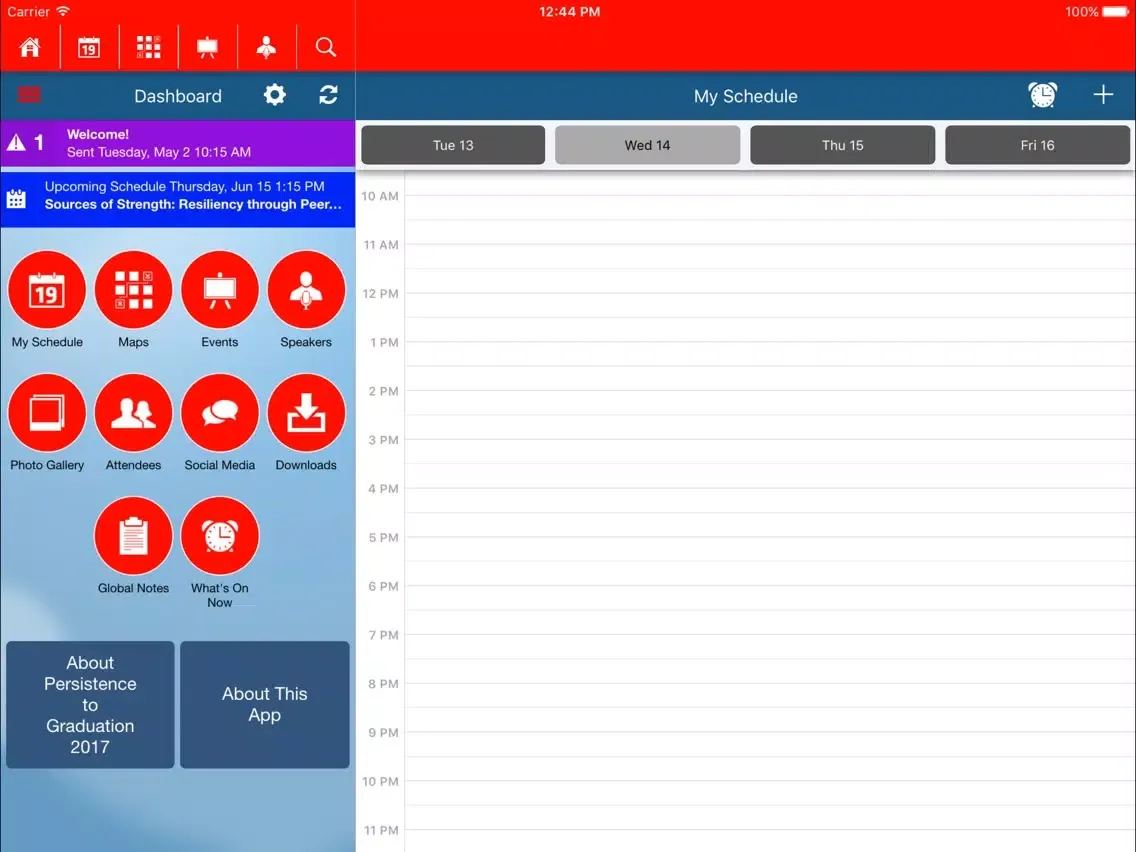 Persistence to Graduation 2017 iPad  Ekran Görüntüleri
