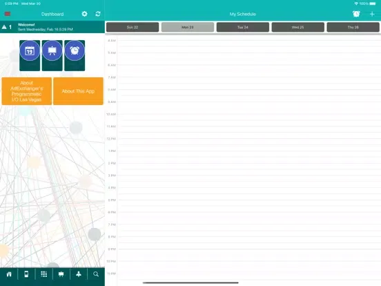 ADX Events iPad  स्क्रीनशॉट