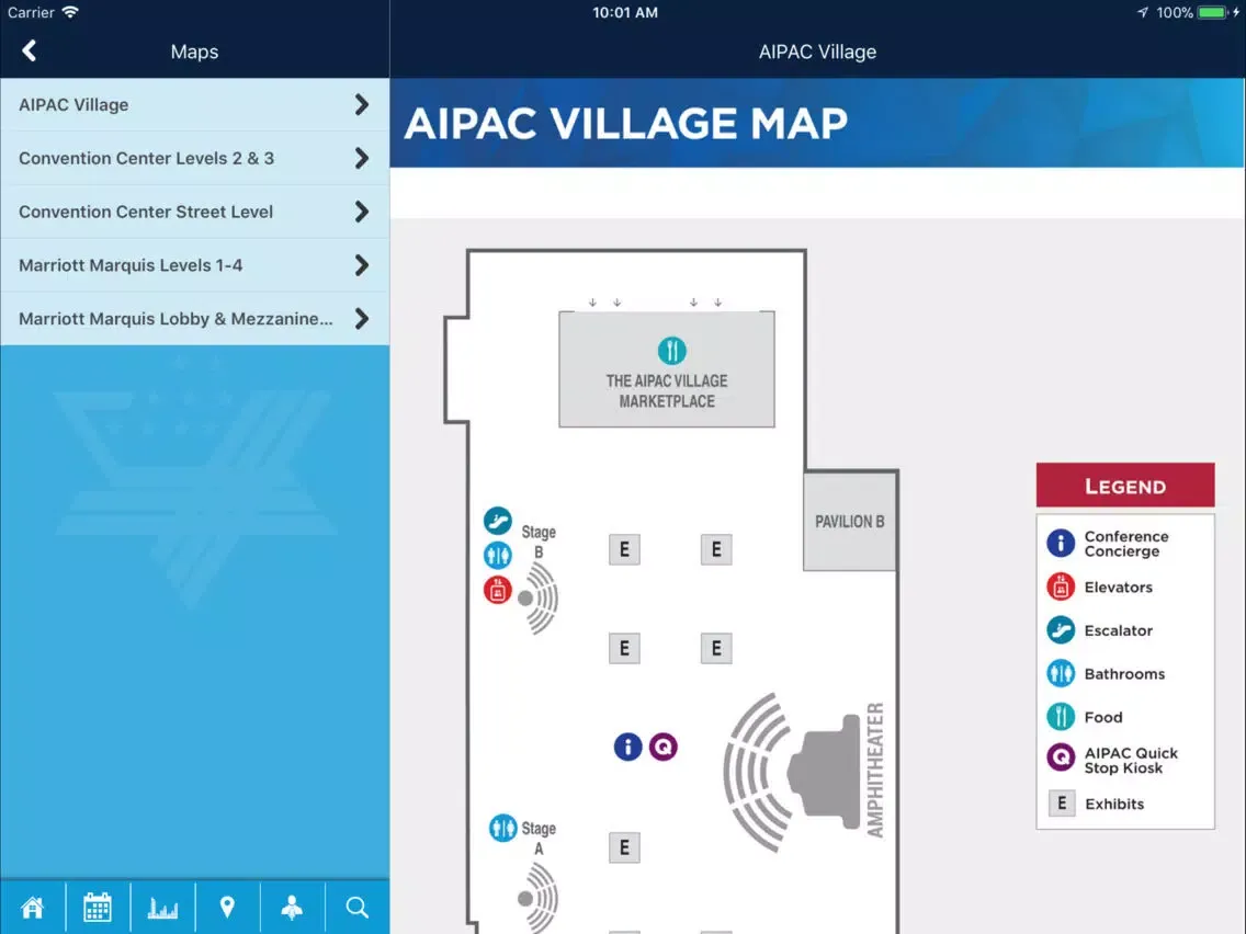 The AIPAC Policy Conference iPad  스크린샷