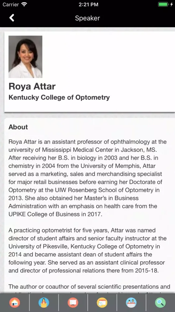 Capturas de pantalla de Optometry's Meeting