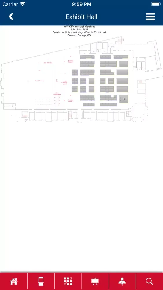 Captures d'écran de AOSSM Events