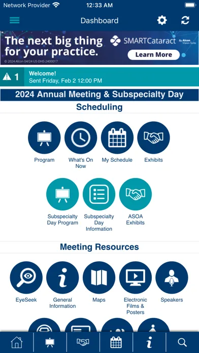 Скриншоты ASCRS ASOA Meetings