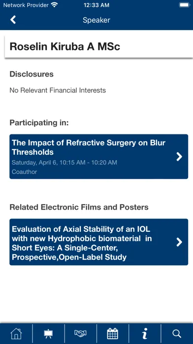 Скриншоты ASCRS ASOA Meetings