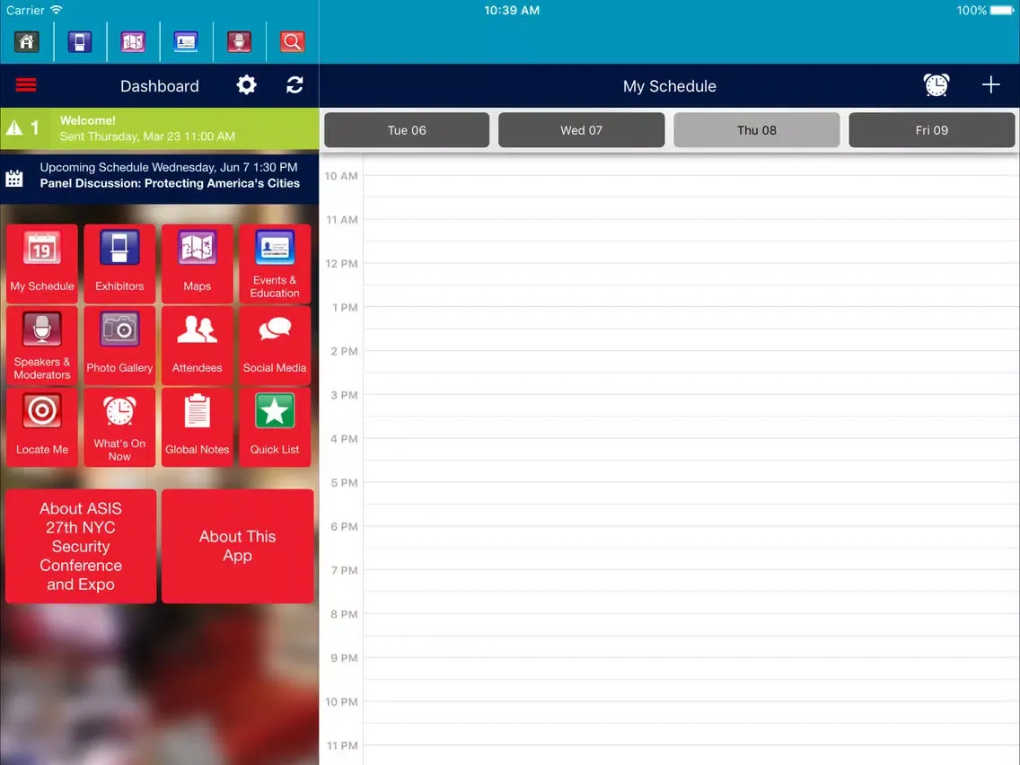ASIS 27th NYC Security Conference and Expo iPad  Screenshots