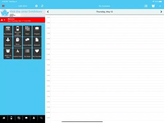 Capturas de tela do CAN 2022 iPad 