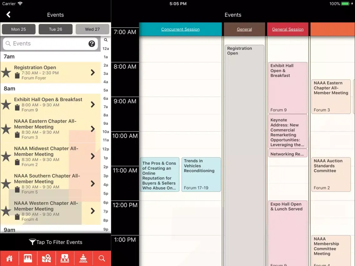 Captures d'écran de Conf of Automotive Remarketing iPad 