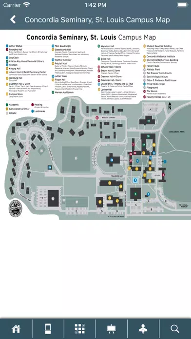 Concordia Seminary Events سکرین شاٹس