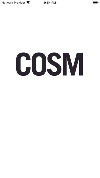 Captures d'écran de COSM Events