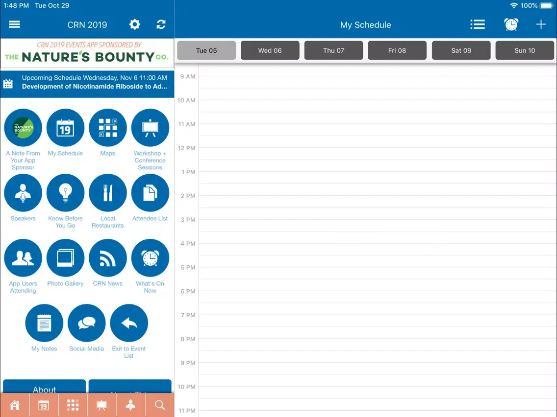 CRN Events iPad 應用截圖