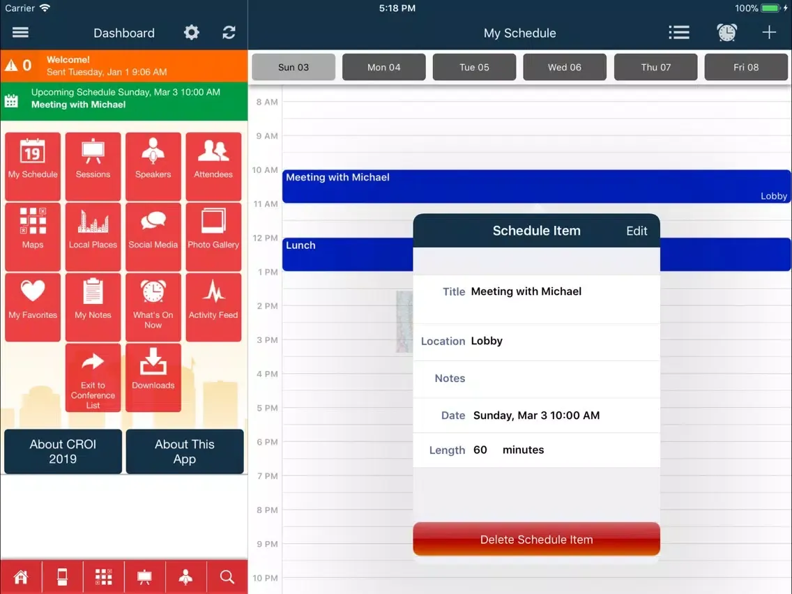 CROI iPad  Screenshots