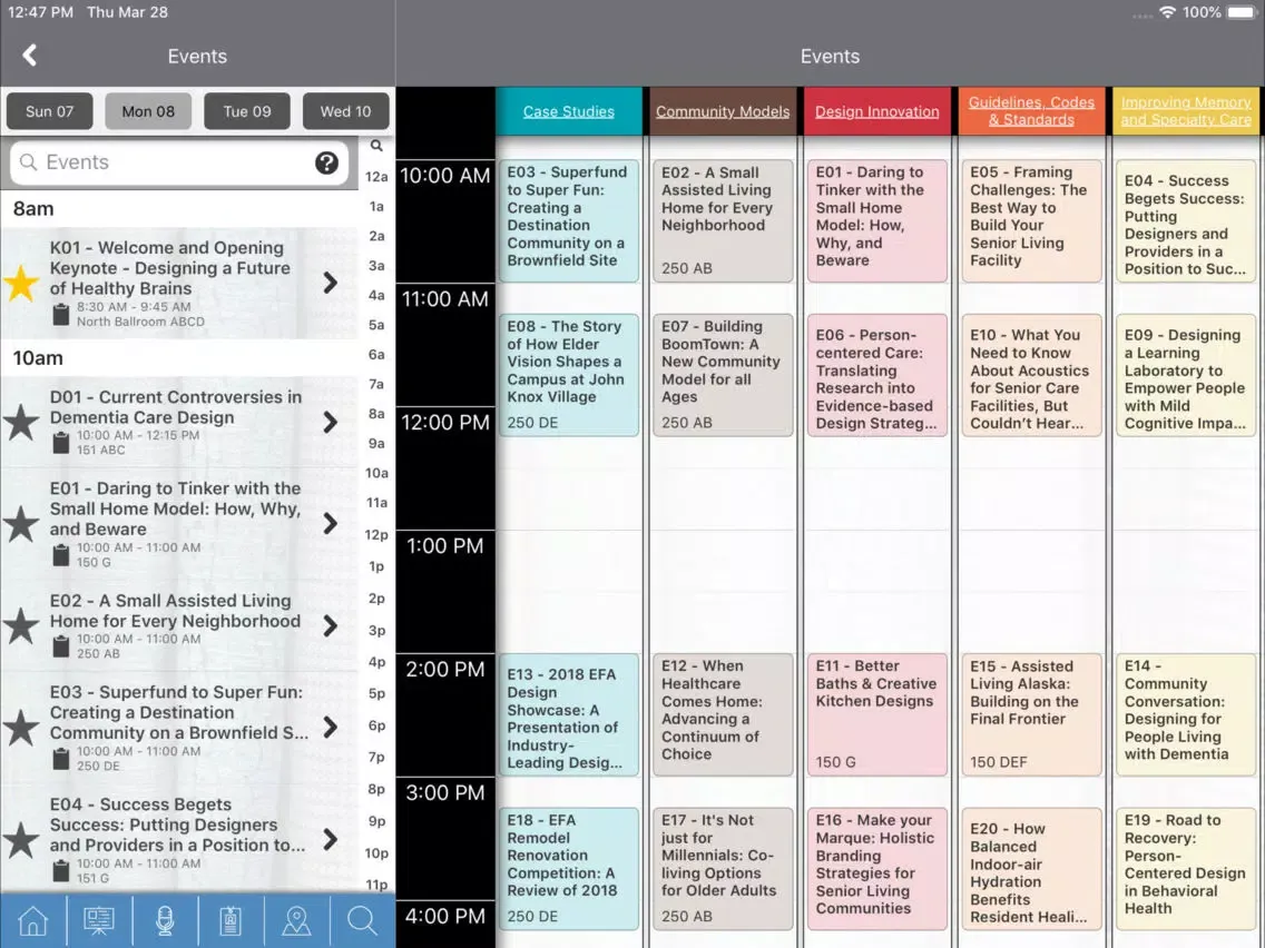 تصاویر EFA Conferences iPad 