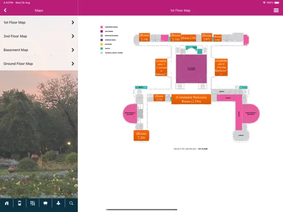 ESC Eurocrim Conference App iPad  Screenshots
