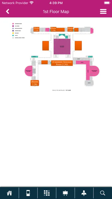 ESC Eurocrim Conference App Screenshots