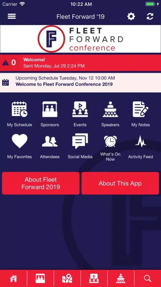 Capturas de pantalla de Fleet Forward Conference