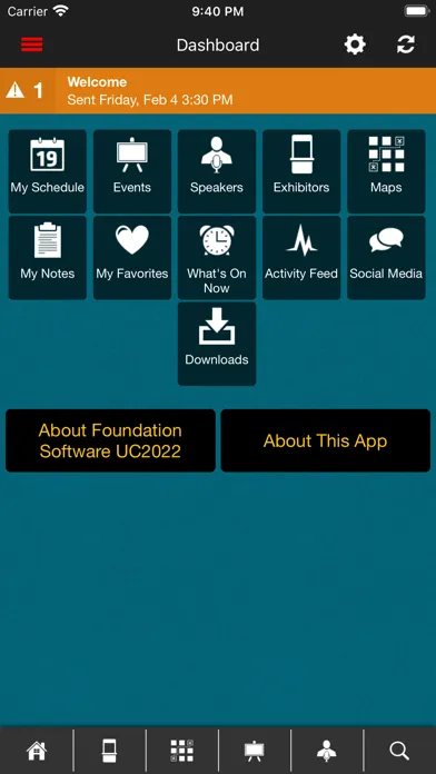 Ảnh chụp màn hình của Foundation Software UC2022