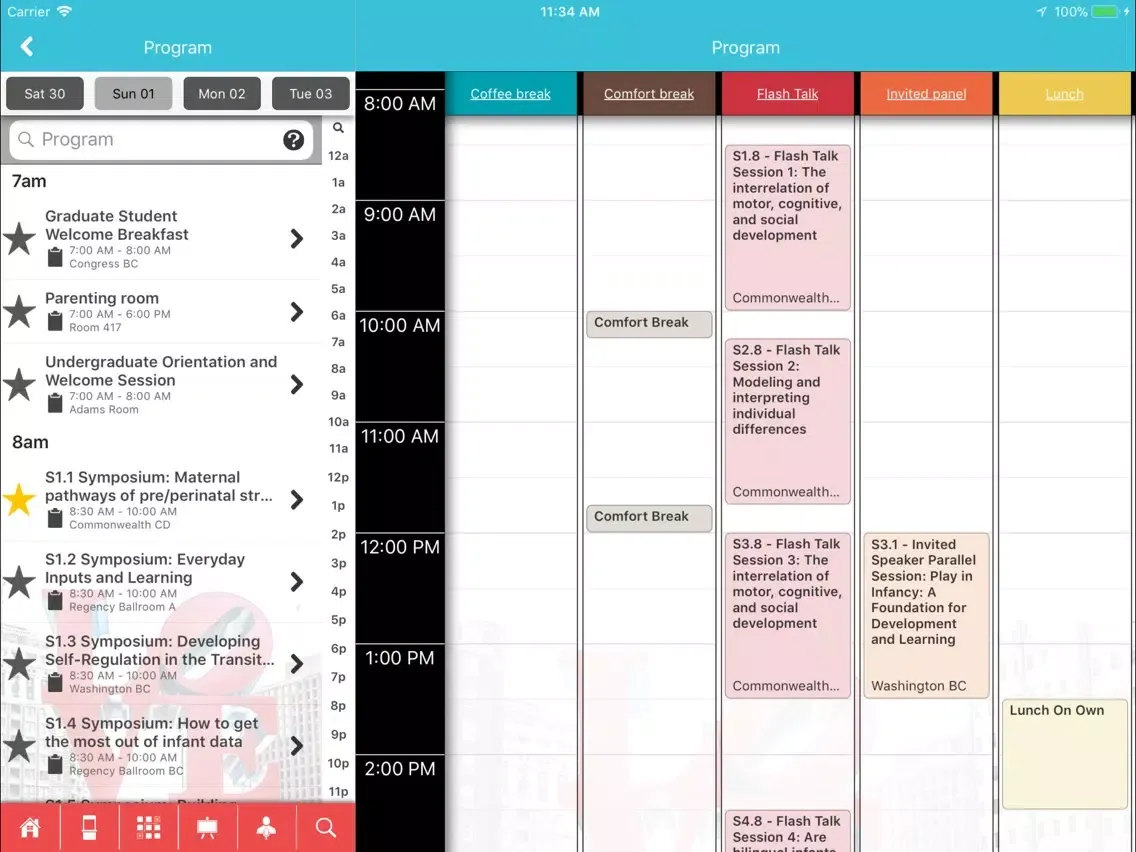 ICIS Biennial Congress iPad  Screenshots