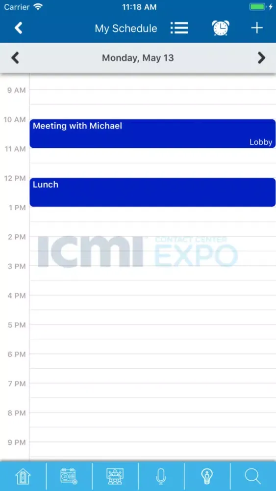 ICMI Events سکرین شاٹس