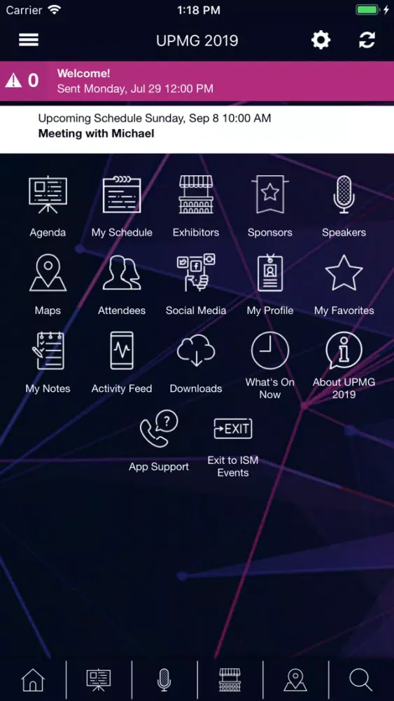 ISM Events App Ekran Görüntüleri