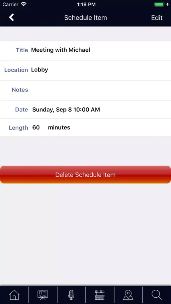 ISM Events App Ekran Görüntüleri