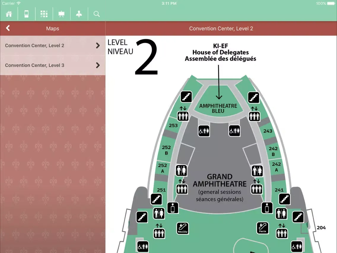 Captures d'écran de 2017 Kiwanis International Convention iPad 