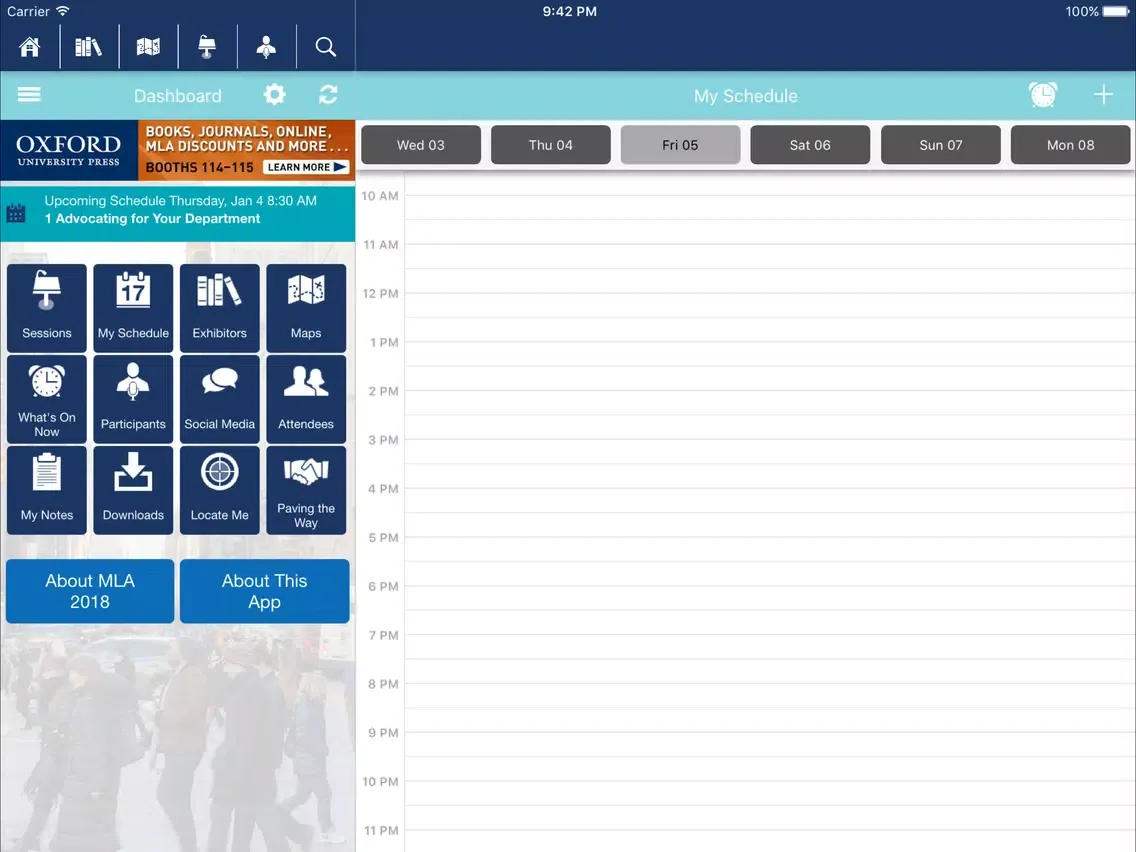MLA 2018 iPad  স্ক্রিনশট