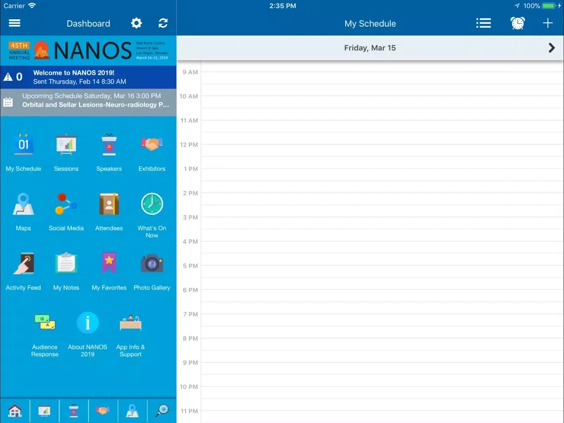 NANOS Meetings iPad  Screenshots