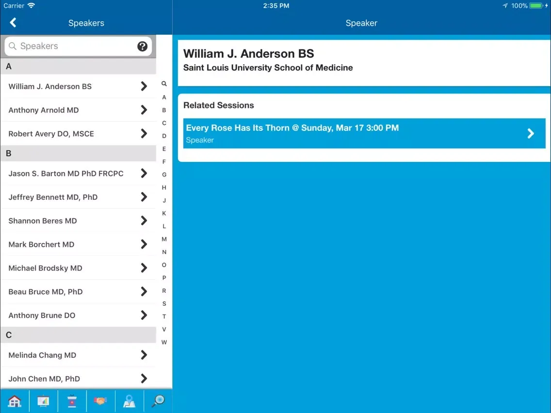 NANOS Meetings iPad  Screenshots
