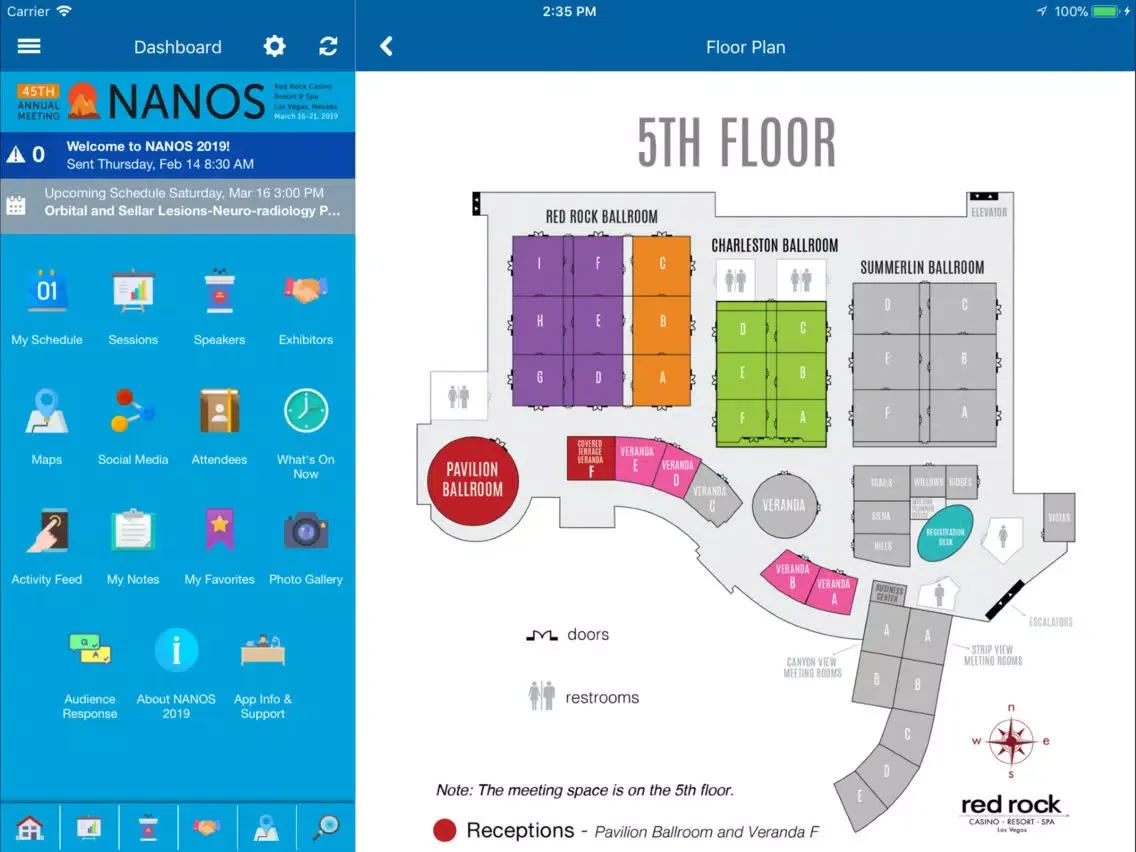 NANOS Meetings iPad  Screenshots