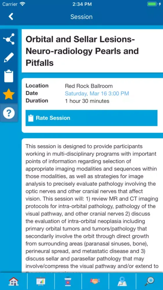 NANOS Meetings Screenshots