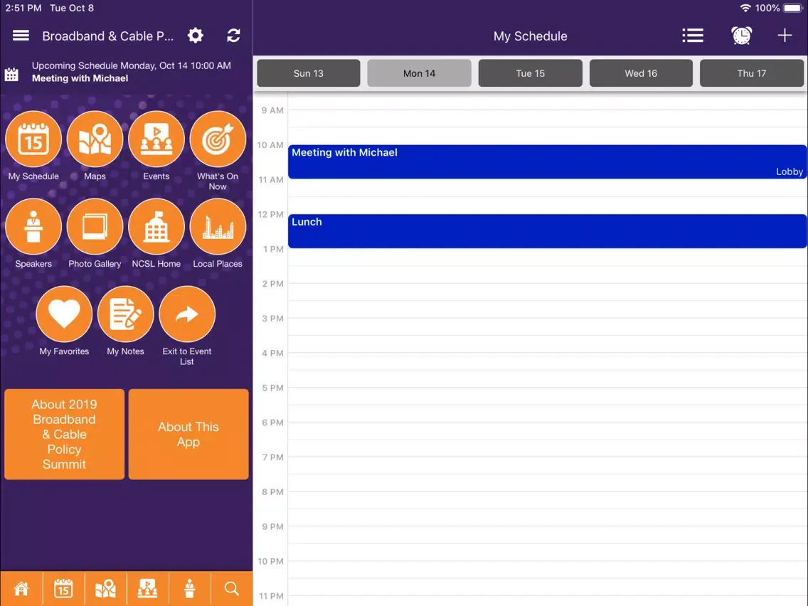 NCSL BCPS iPad  스크린샷
