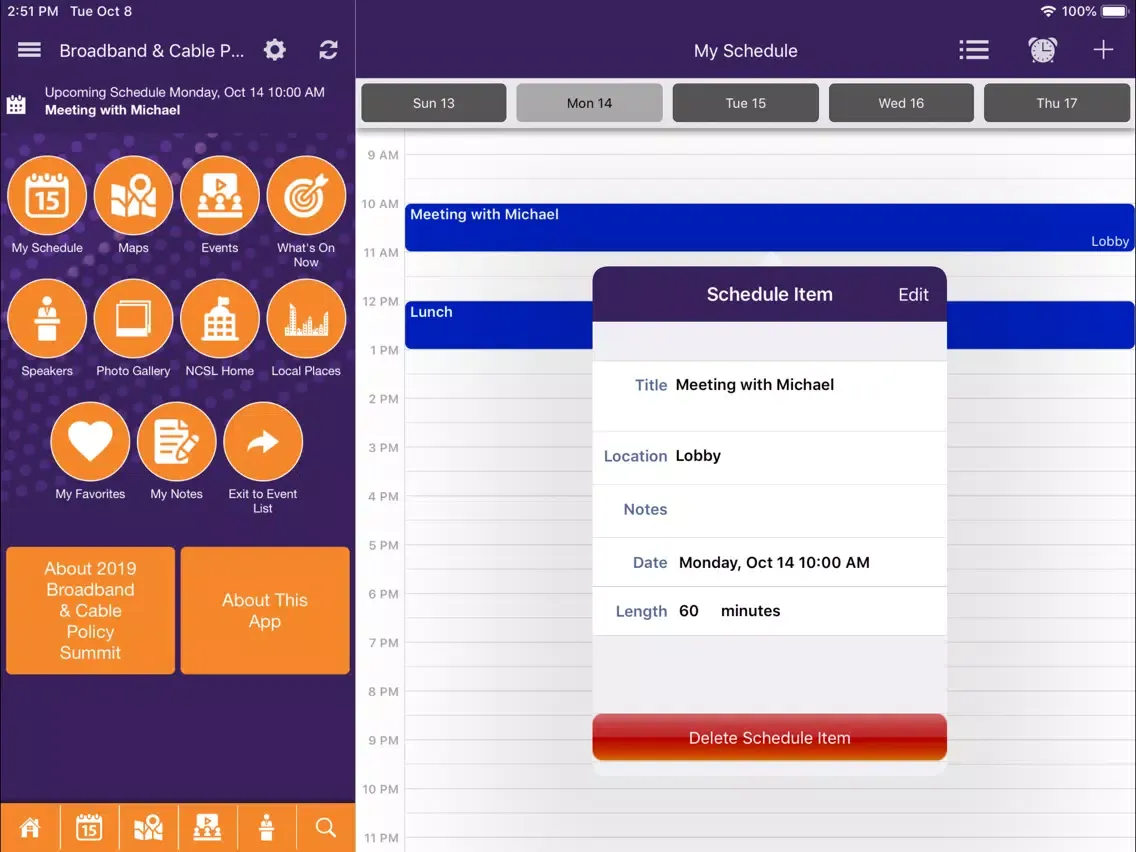 NCSL BCPS iPad  스크린샷