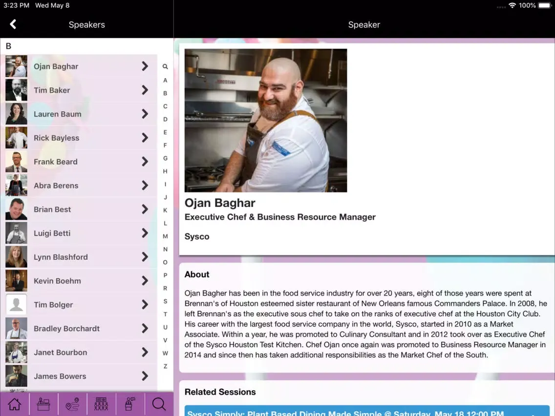 National Restaurant Assoc Show iPad  Screenshots