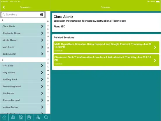 NTVC Summer Conference iPad  Screenshots