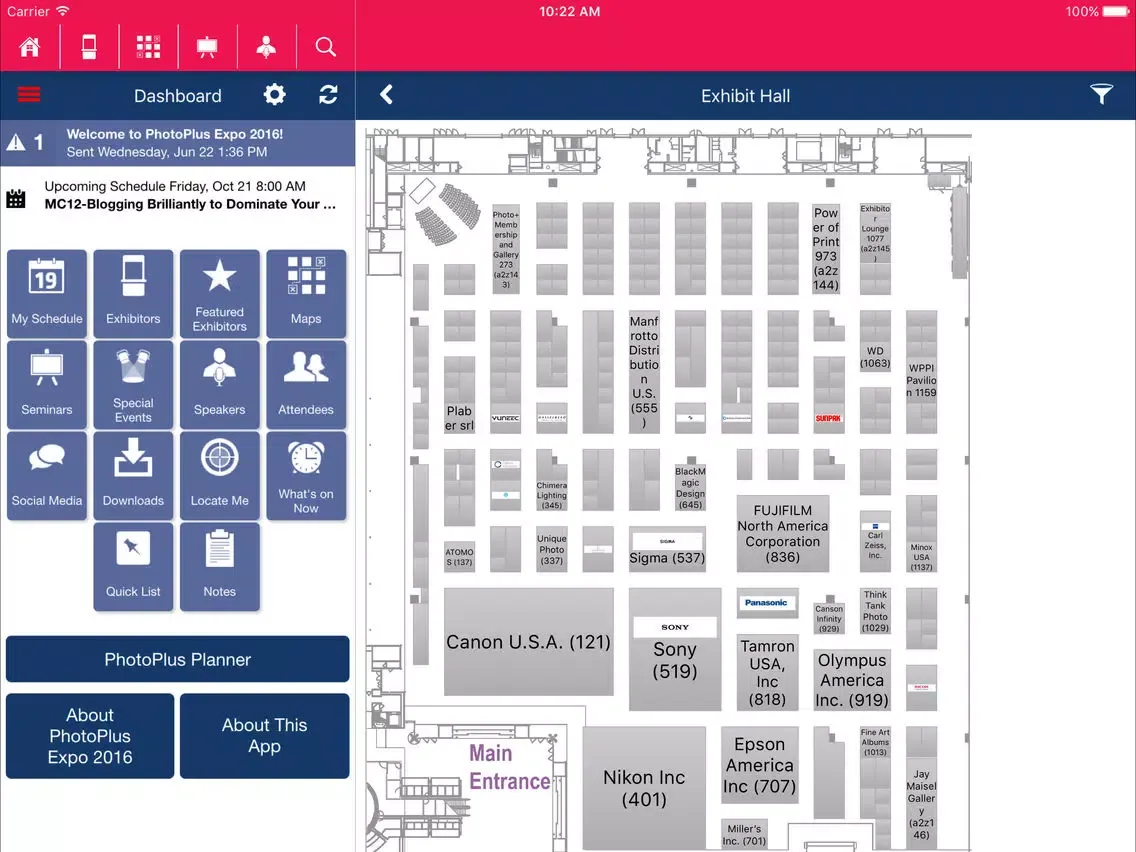 Capturas de pantalla de PhotoPlus Expo 2016 iPad 