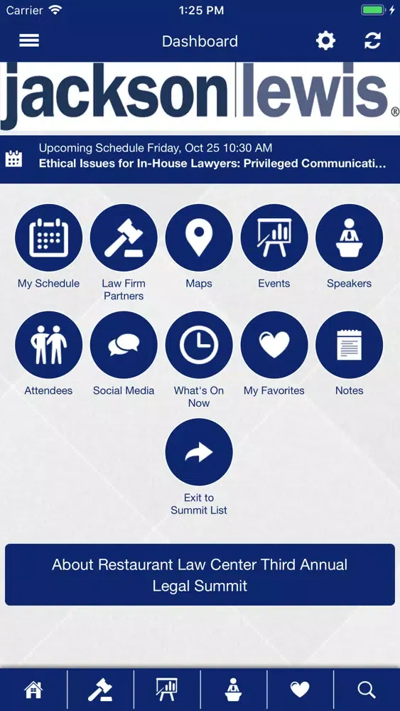 ภาพหน้าจอของ Restaurant Legal Summit