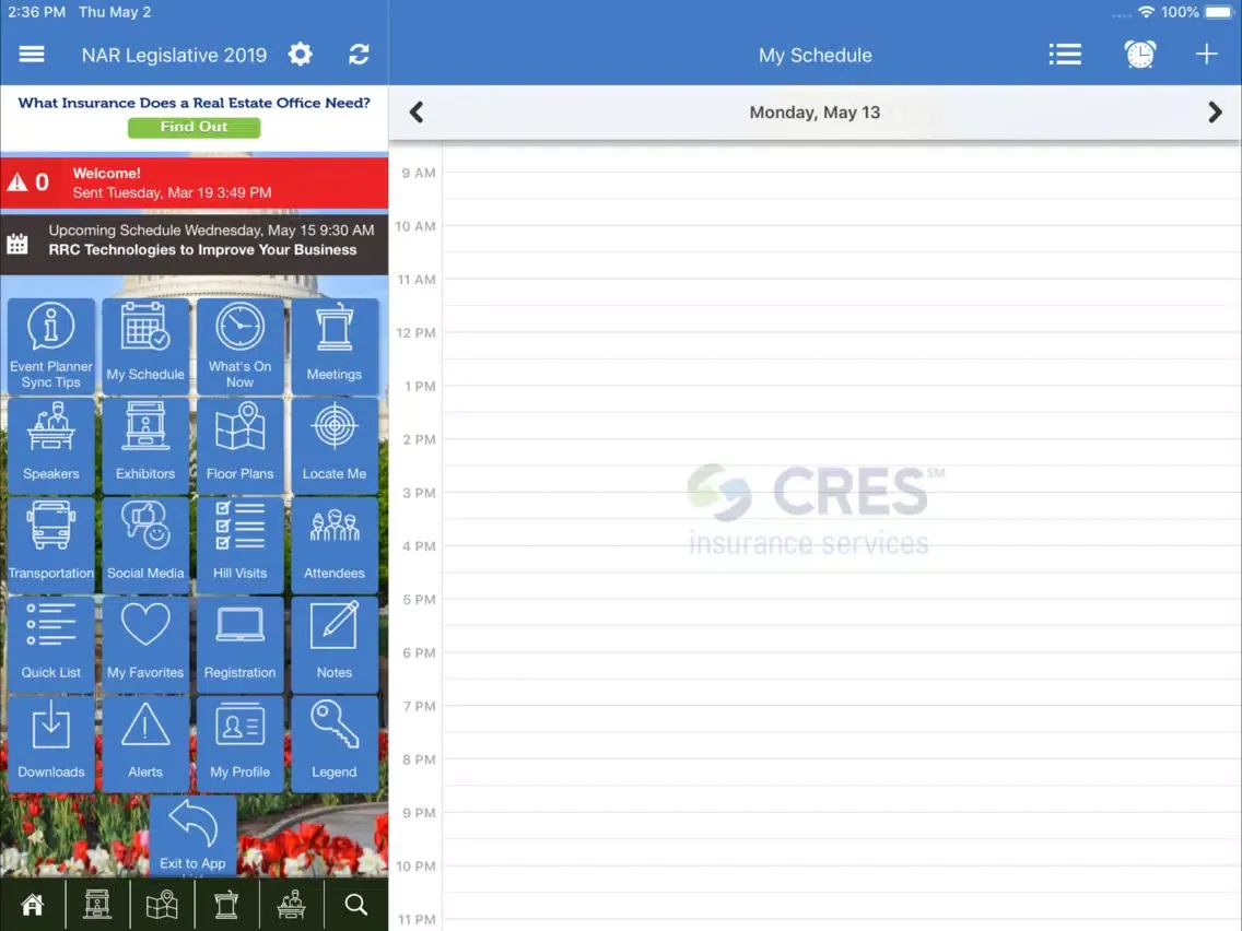NAR Legislative iPad  Ekran Görüntüleri