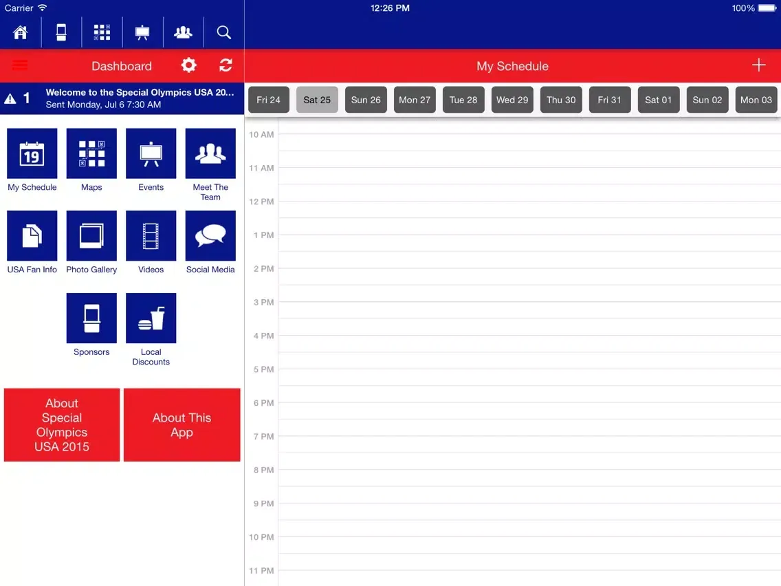 Special Olympics USA 2015 iPad 應用截圖