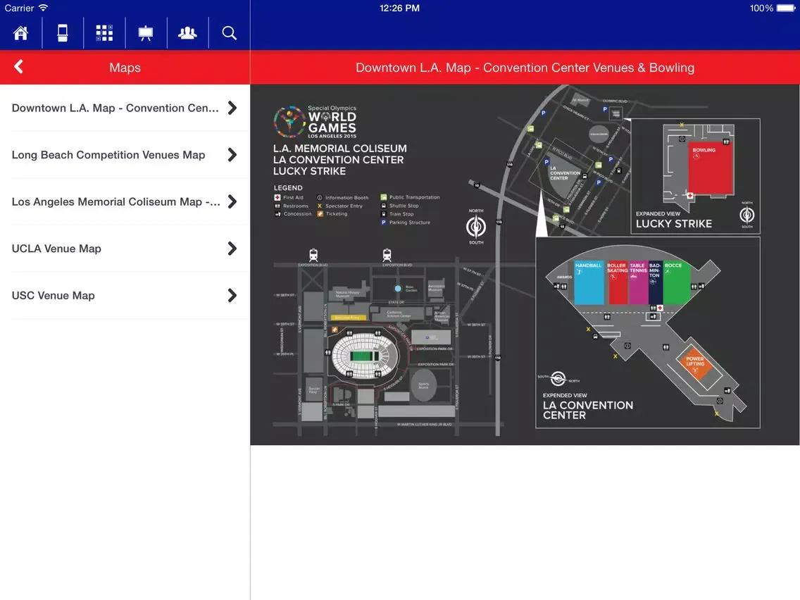 Special Olympics USA 2015 iPad 應用截圖