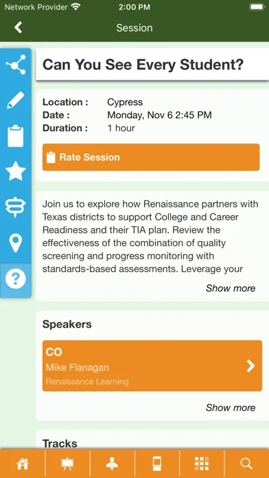 Zrzuty ekranu Texas Assessment/TACTP Conf.