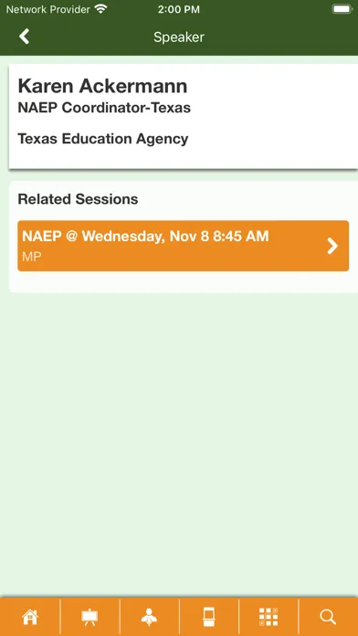 Zrzuty ekranu Texas Assessment/TACTP Conf.