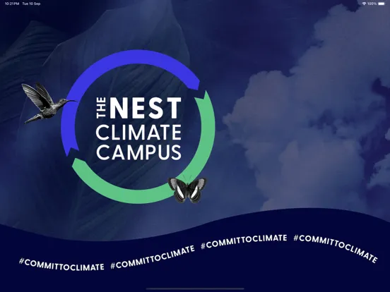 Ảnh chụp màn hình của The Nest Climate Campus iPad 