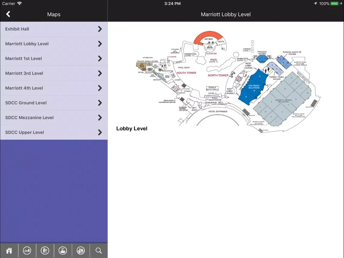 ภาพหน้าจอของ OMED iPad 