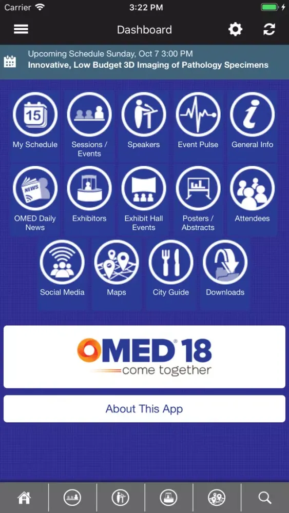 ภาพหน้าจอของ OMED