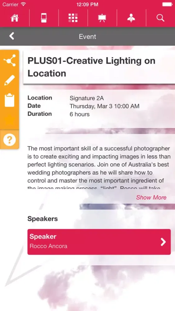 Screenshot di WPPI 2016
