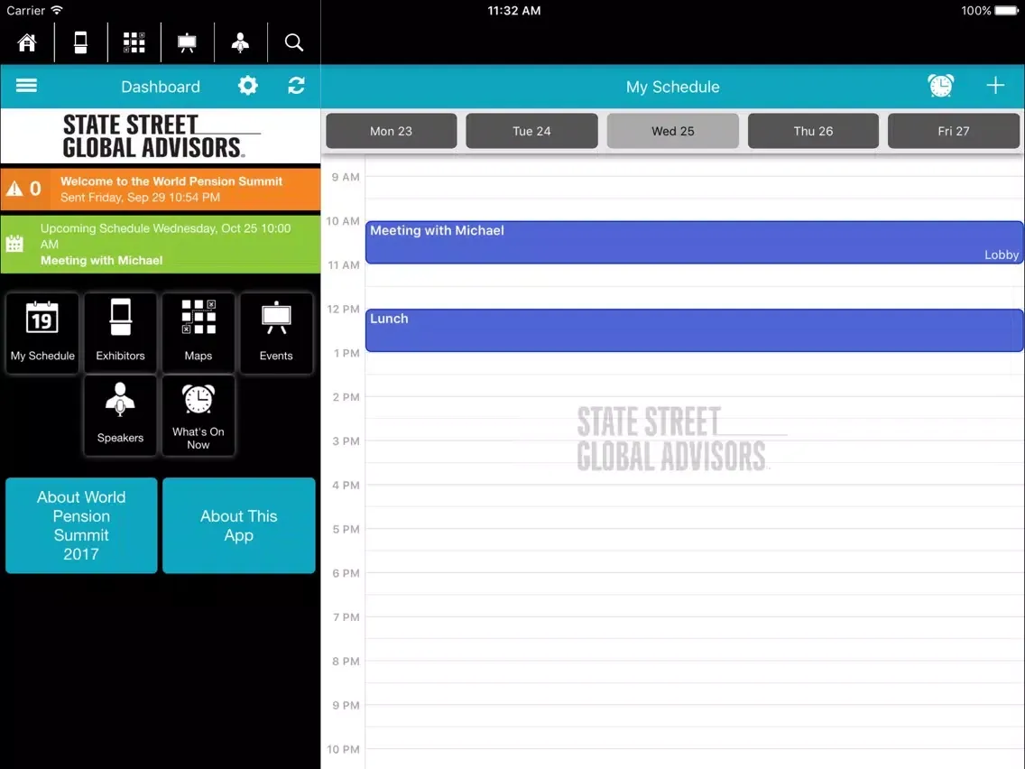 World Pension Summit 2017 iPad  Screenshots