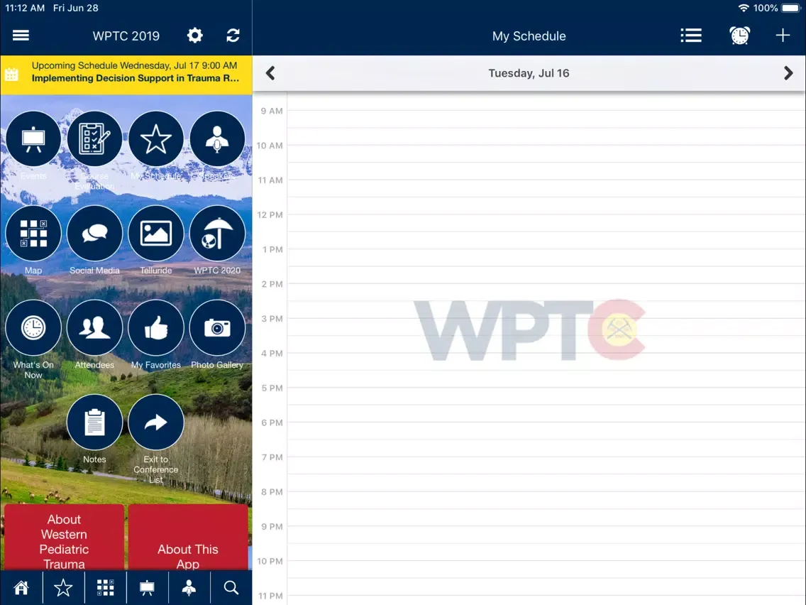 Captures d'écran de WPT Conferences iPad 