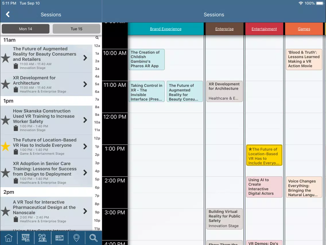 Скриншоты XRDC iPad 