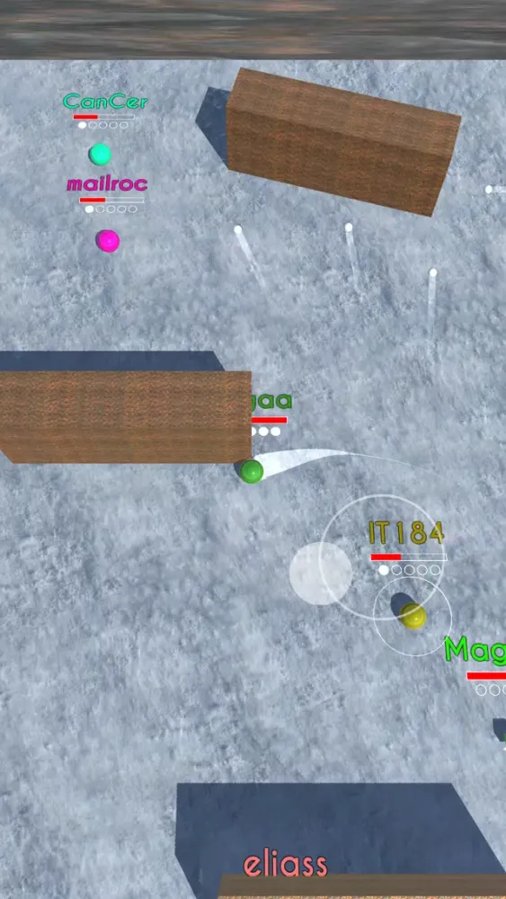 Captures d'écran de Snowman.io