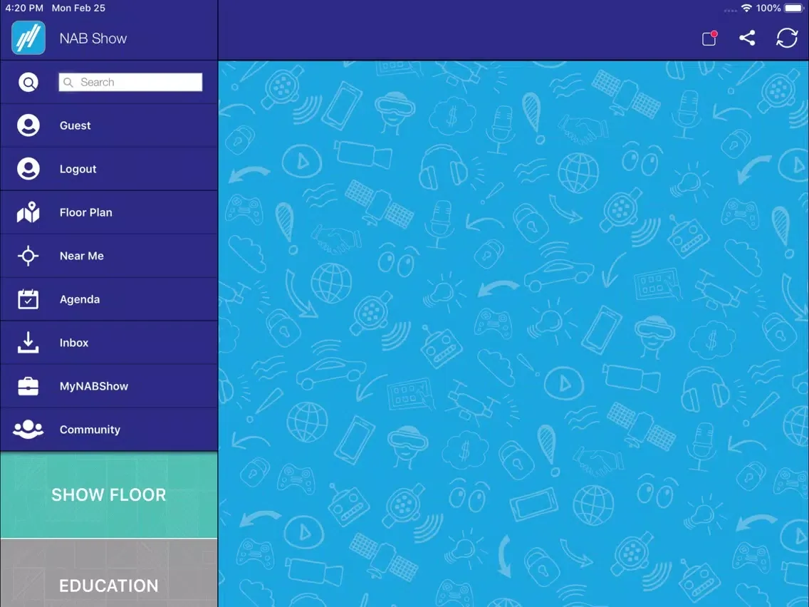 Zrzuty ekranu 2019 NAB Show iPad 
