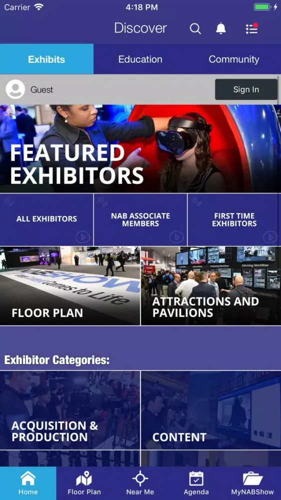 Zrzuty ekranu 2019 NAB Show